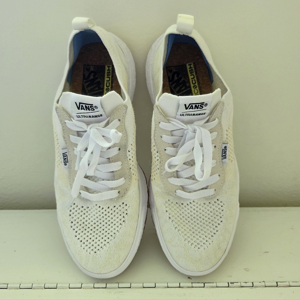 Vans Ultrarange VR3 White Tennis Shoe Womens 9.5 - Picture 5 of 15